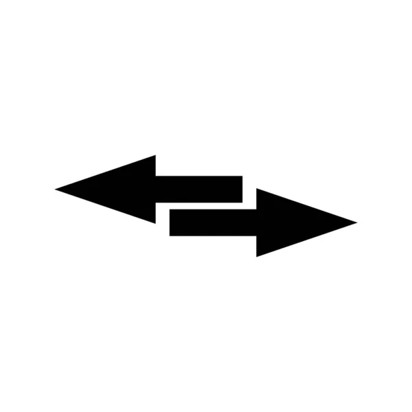 Transfer Arrows Icon Linear Style Sign Mobile Concept Web Design — Image vectorielle