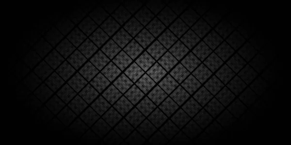 ダークブラック幾何学グリッドの背景 モダンダーク抽象的なテクスチャ — ストック写真