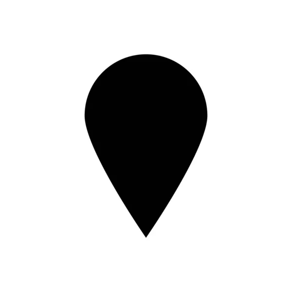 Map Pointer Icon Map Marker Vector Isolated White Background — 스톡 벡터