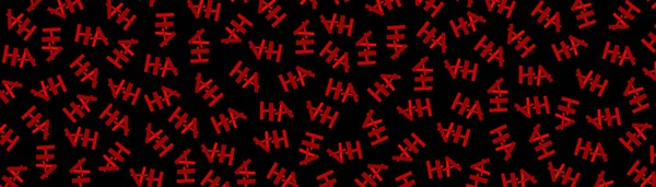 Lachen Hintergrund Abstrakter Schwarzer Hintergrund Mit Roten Buchstaben Halloween Kulisse — Stockvektor
