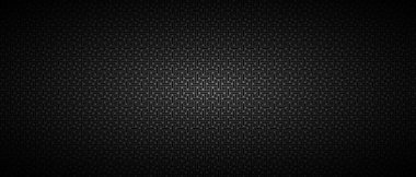 Koyu siyah Geometrik şebeke arka planı. Modern koyu soyut vektör dokusu.