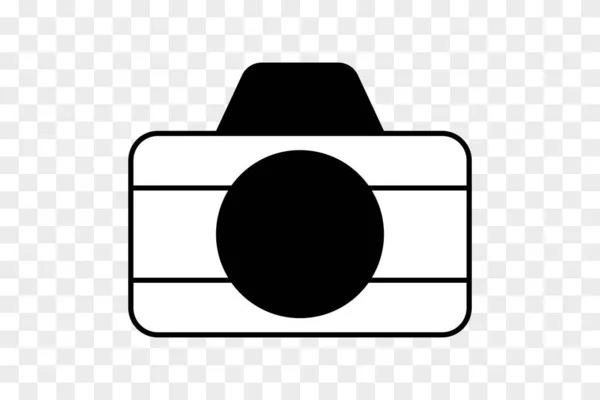 Значок Камеры Значок Видеокамеры Иллюстрация Фотокамеры Изолирована Прозрачном Фоне Векторная — стоковый вектор