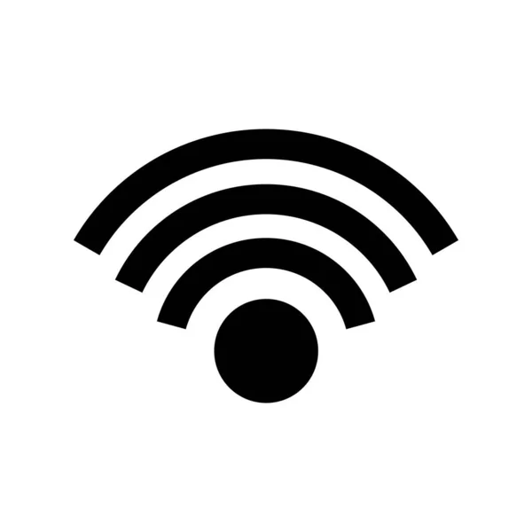 Wireless Wifi Icon Signal Symbol Internet Connection Remote Internet Access — Stock Vector