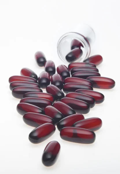 Gel supplement capsules — Stock Photo, Image