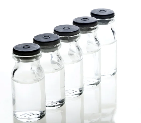 Glass Medicine Vials — Stock Photo, Image