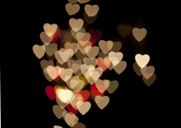 Heart Colorful Bokeh — Stock Photo, Image