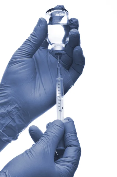 Vial and Syringe — Stock Photo, Image