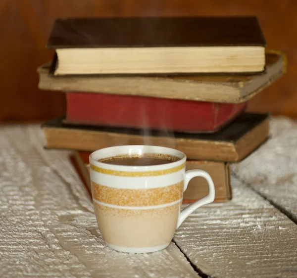 Coffee and Books — Stock Photo, Image