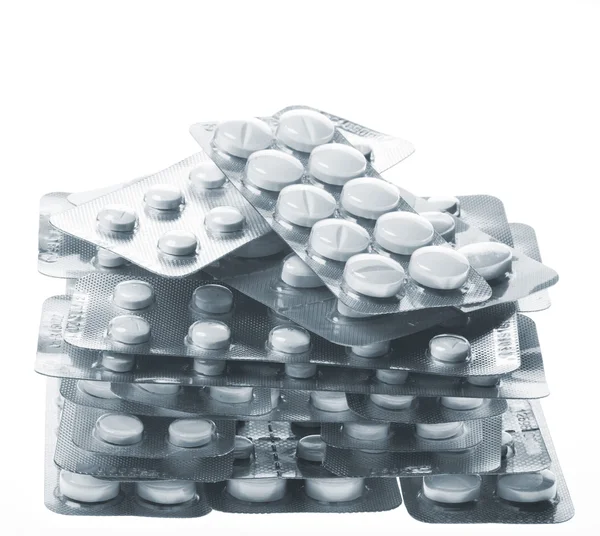 Hólyagok a tabletták — Stock Fotó