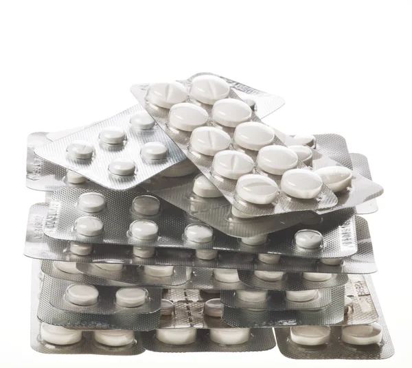 Hólyagok a tabletták — Stock Fotó