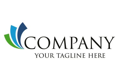 Renkli Soyut Şekil Logo Tasarımı