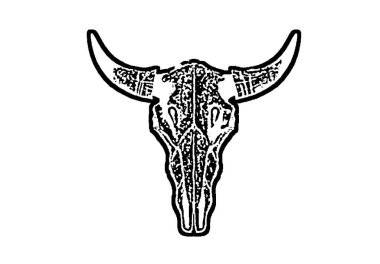 boğa kafatası resmi 