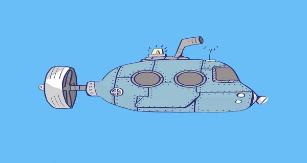 Иллюстрация Подводной Лодки — стоковое фото