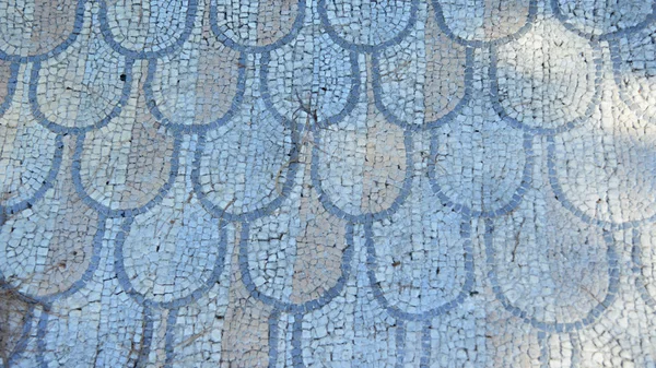 Roman Baths Mosaics Athens Historical Center — Stock Photo, Image
