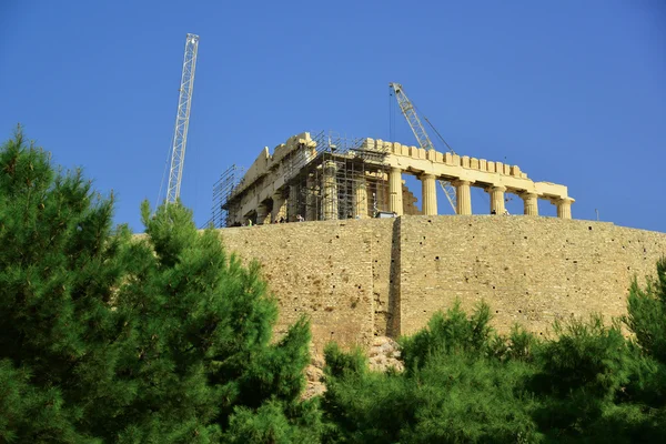 Athén városnézés és a turisztikai látványosságok látnivalók — Stock Fotó