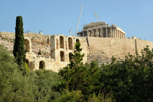 Atenas pontos turísticos e atração turística — Fotografia de Stock