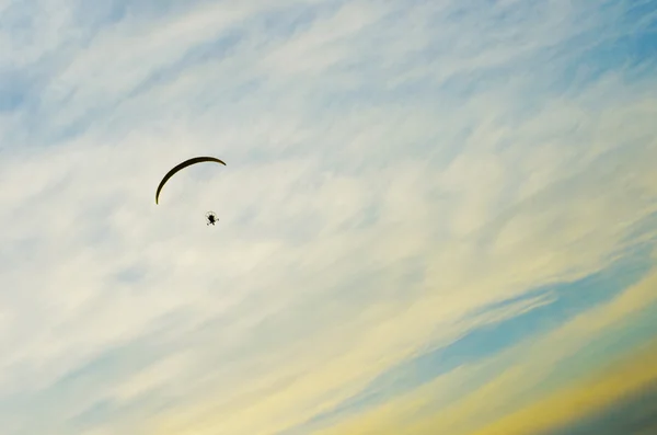 Paraglide and paragliding — Stock Photo, Image