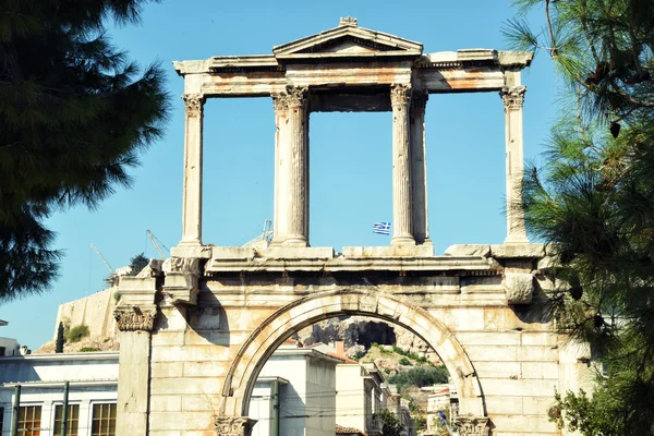 Il Tempio di Zeus Olimpico ad Atene, Grecia — Foto Stock