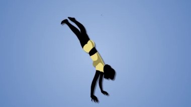 Adho Mukha Vrikshasana Aşağı bakan Ağaç Yogası amblemi