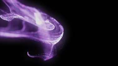 Güzel Sıvı Parçacıkları Akışkan Arkaplan Görüntüsü