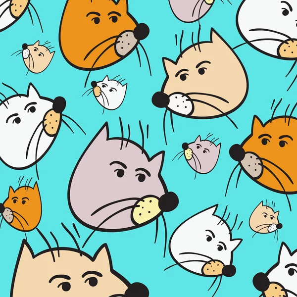 Des chats. Illustration vectorielle Illustrations De Stock Libres De Droits