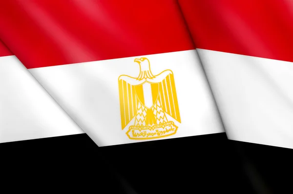 Vlag van Egypte — Stockfoto