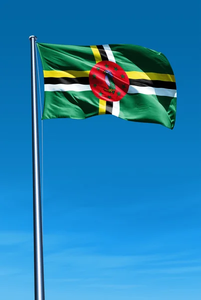 Dominicaanse vlag — Stockfoto
