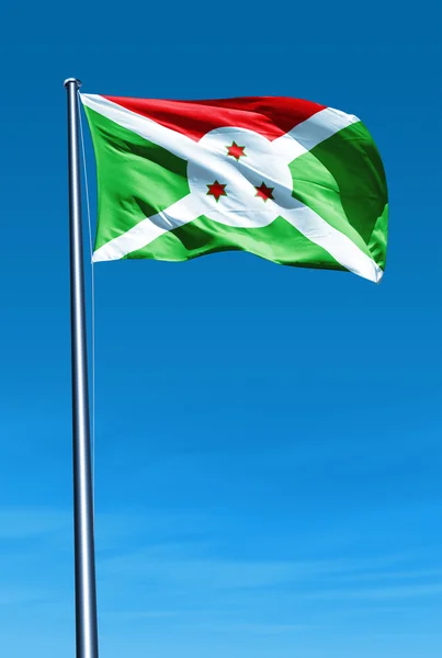 Flag of Burundi — Stock Photo, Image