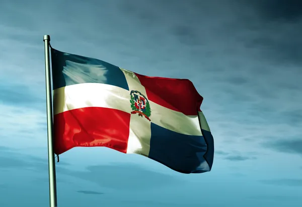 Flag of Dominican Republic — Stock Photo, Image