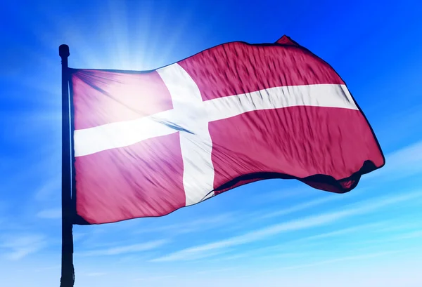 Bandera de Dinamarca —  Fotos de Stock