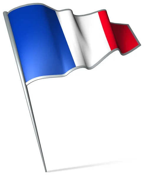 Frankrike flagga — Stockfoto