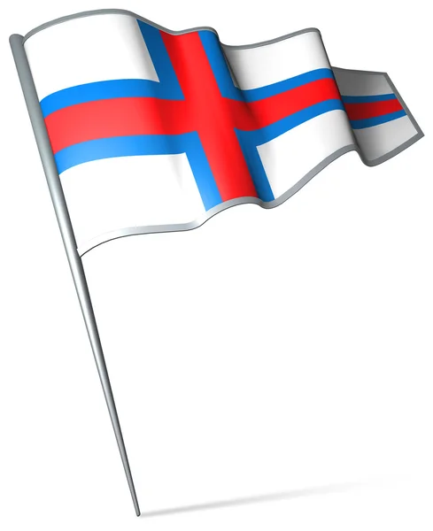 Faroe Islands Flag — Stock Photo, Image