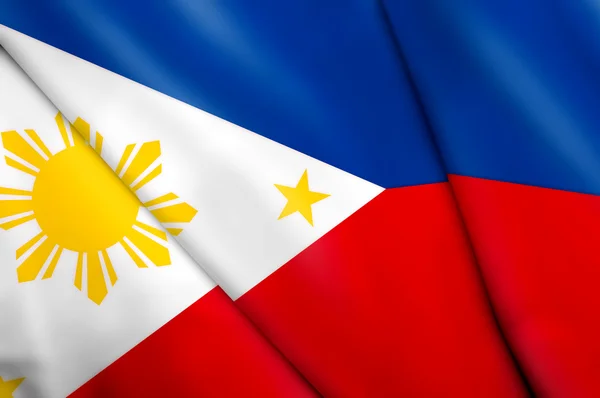 Fülöp-szigetek zászlaja — Stock Fotó