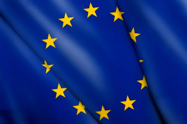 Vlag van de Europese Unie — Stockfoto