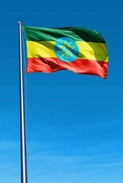 Vlag van Ethiopië — Stockfoto