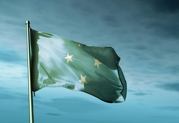 미크로네시아 연방의 깃발 — 스톡 사진