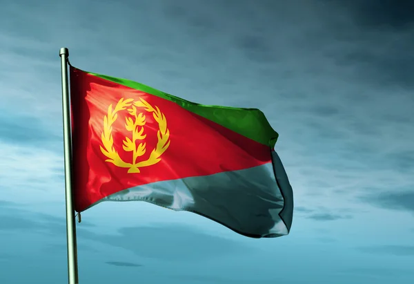 厄立特里亚的旗子 — 图库照片