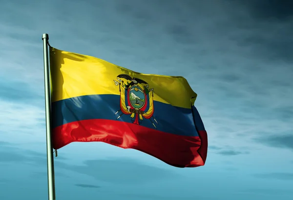 Vlag van ecuador — Stockfoto