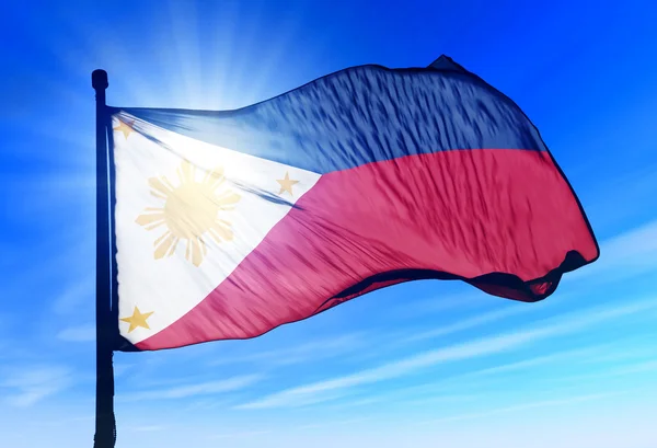 Bandiera delle Filippine — Foto Stock