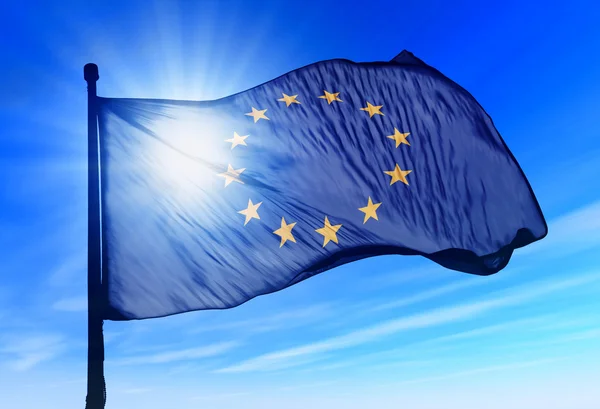 Vlag van de Europese Unie — Stockfoto