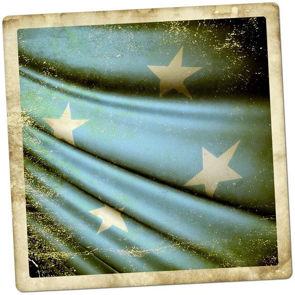 Mikronezya Birleşik Devletleri Bayrağı — Stok fotoğraf