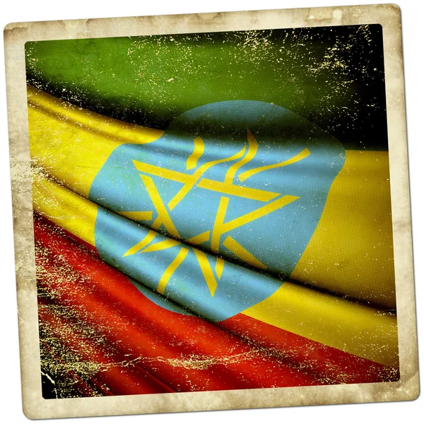 Vlag van Ethiopië — Stockfoto