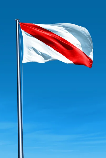 Flaga Strasburg (Francja) na wiatr — Zdjęcie stockowe
