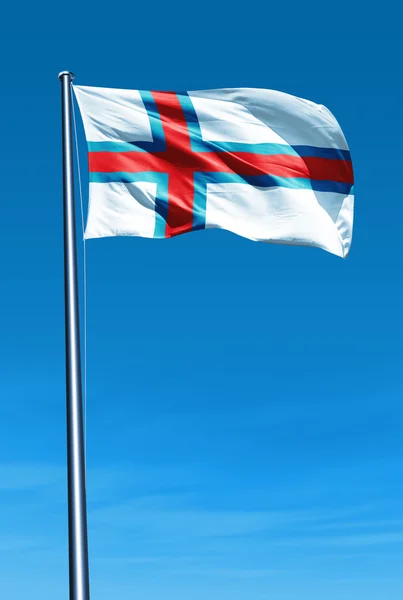 Bandera de Islas Feroe Fotos de stock libres de derechos