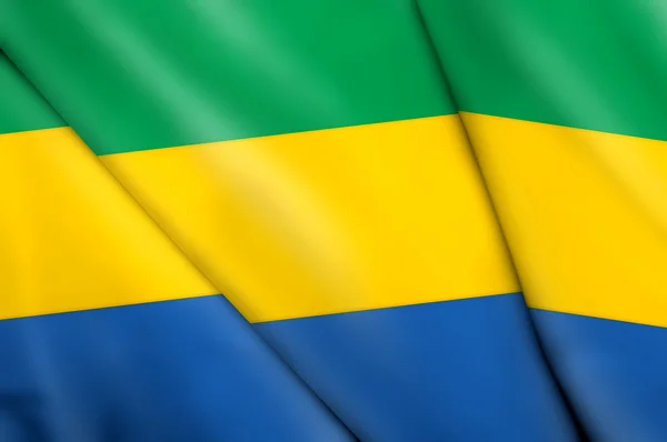 Drapeau du Gabon — Photo