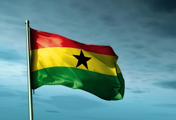 Flag of Ghana — Stock Photo, Image