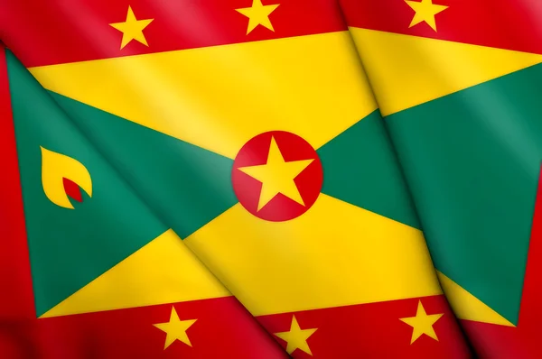 Grenada bayrağı — Stok fotoğraf