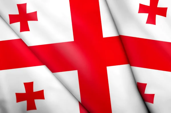 Flag of Georgia — Stock Photo, Image