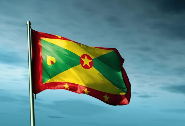 Vlag van Grenada — Stockfoto