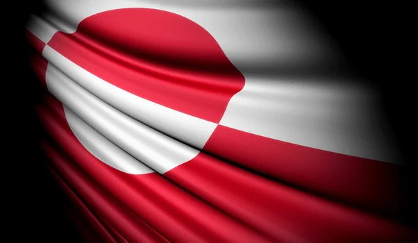 Flag of Greenland — Stock Photo, Image